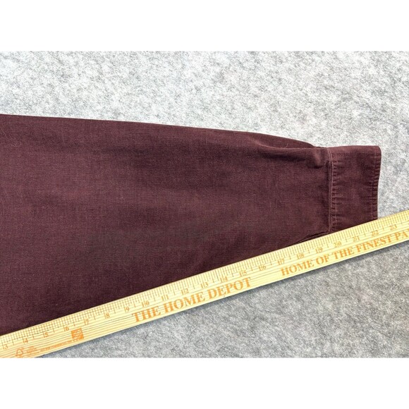 Roundtree & Yorke Outdoors Corduroy Button Down Shirt Men’s 3XLT Purple - Picture 7 of 8